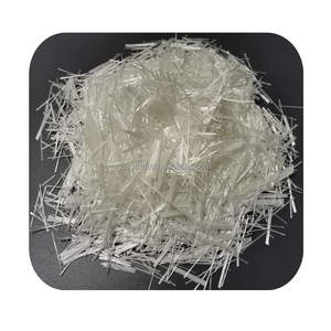 Virgin PET Monofilament Fiber White 3-25mm Polyester Concrete Fiber