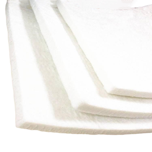 Extremely low thermal conductivity silicon dioxide aerogel insulation blanket for high temperature building insulation